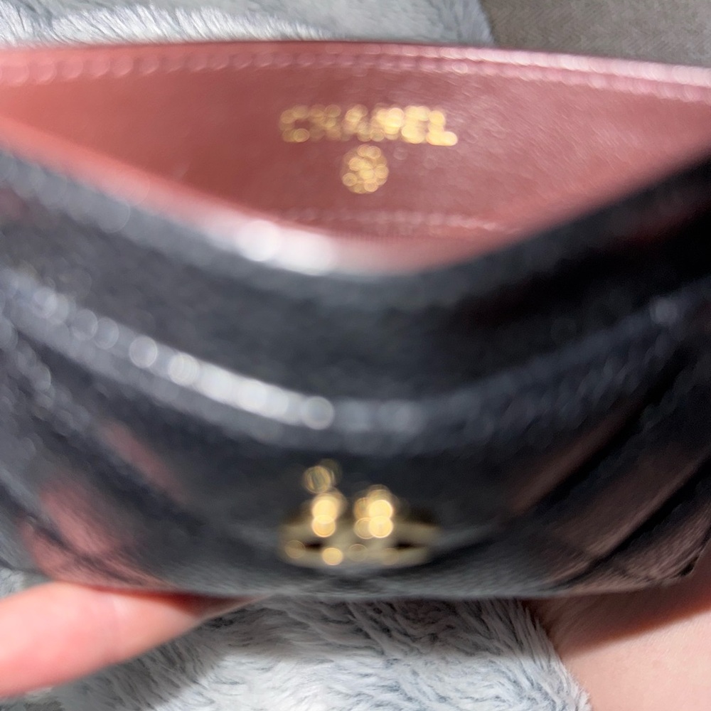 Chanel Black Quilted Caviar Leather Wallet - Picture 3 of 9